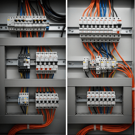 Electrical control panel installed by Al Nasr International